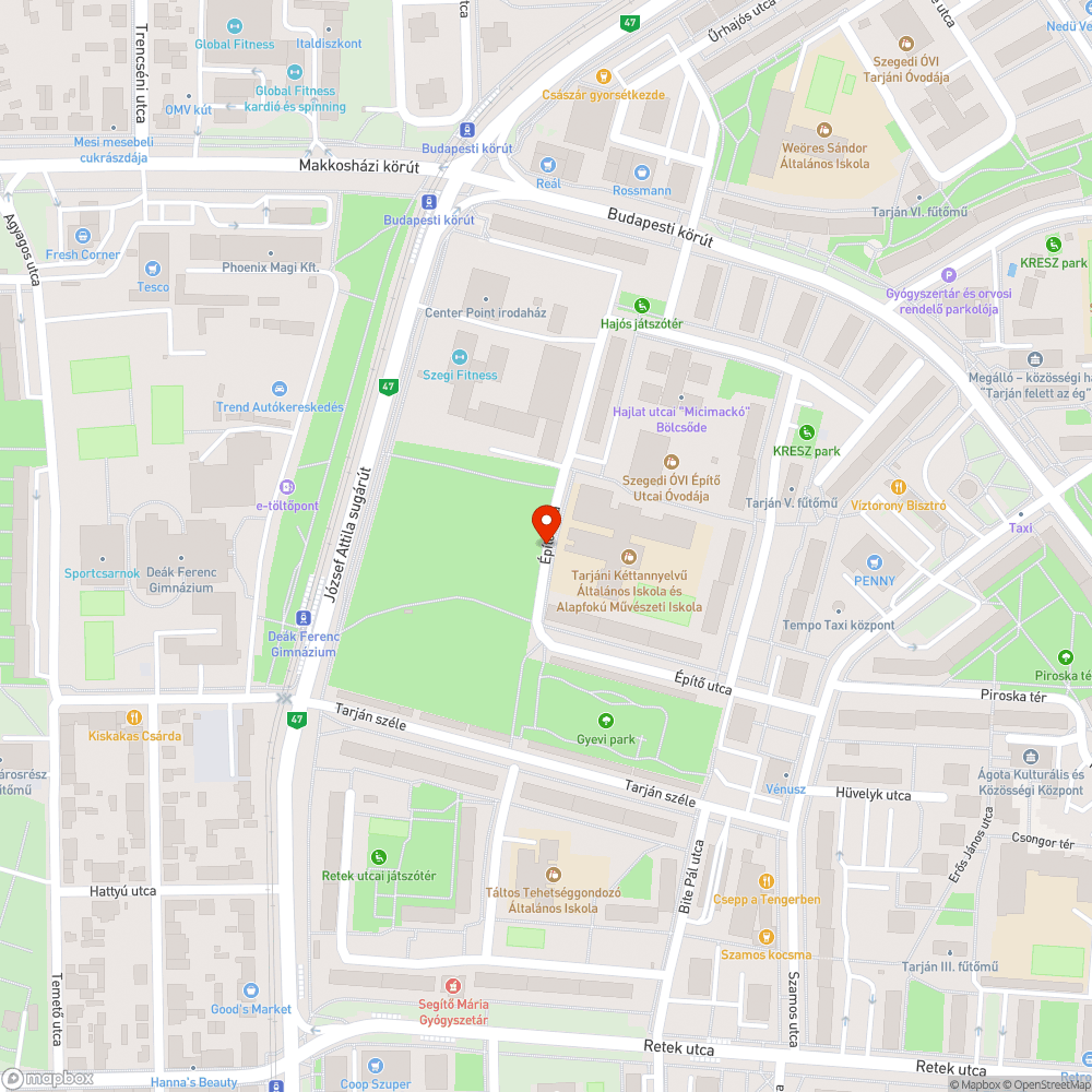 Hatalmas kátyú az út közepén bejelentés helye