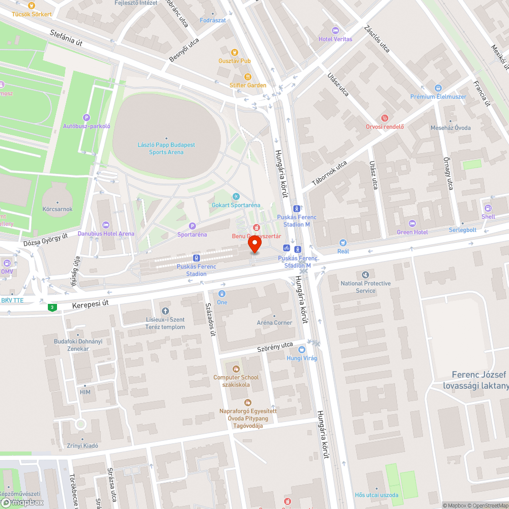 Útban lévő oszlopcsonk bejelentés helye