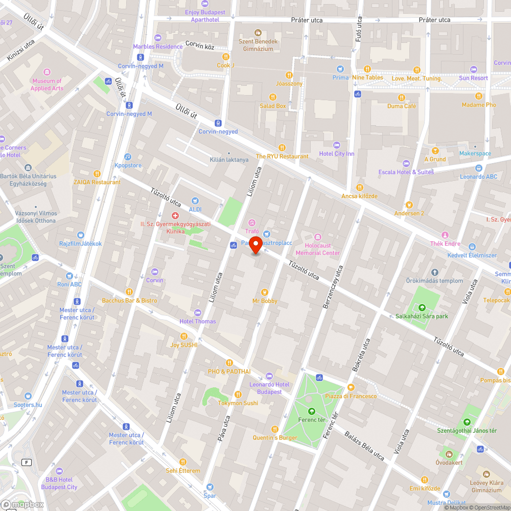 Hiányzó járda burkolat bejelentés helye