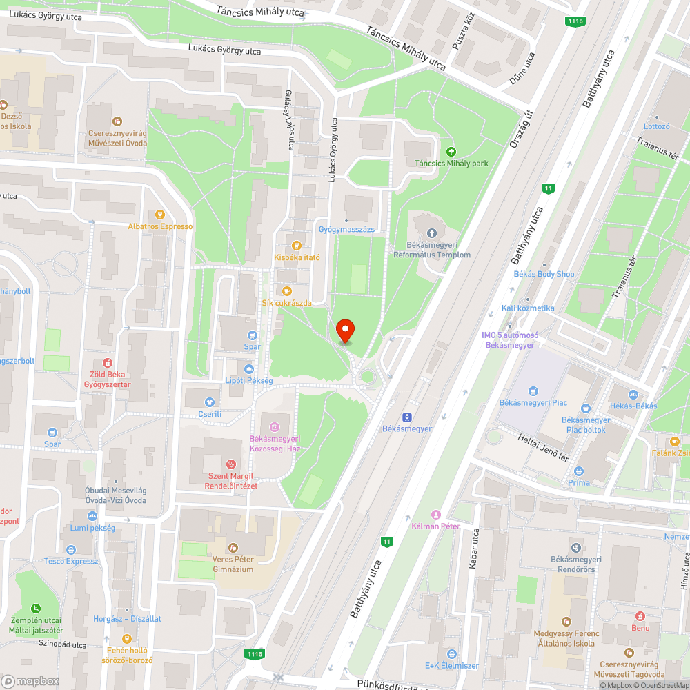 Földön álló kuka bejelentés helye