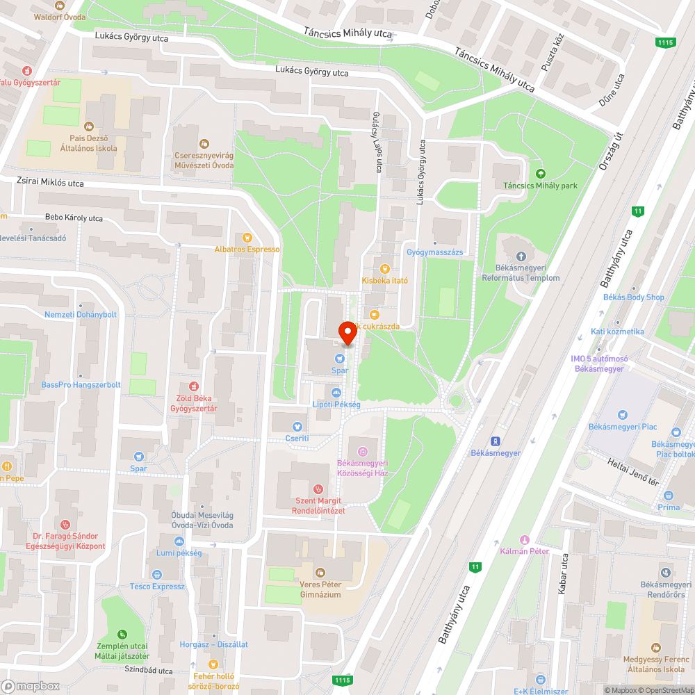 Földön levő szemetesek bejelentés helye