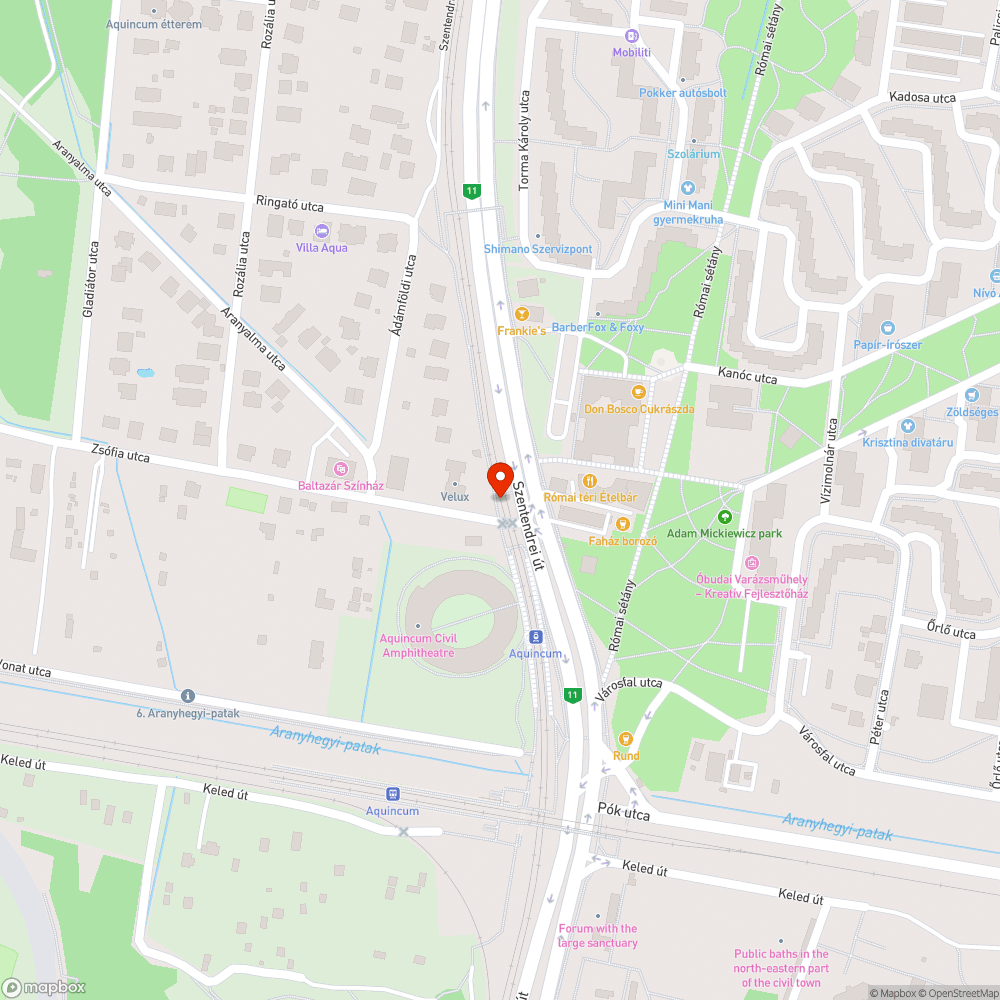 Hiányzó fényterelő bejelentés helye