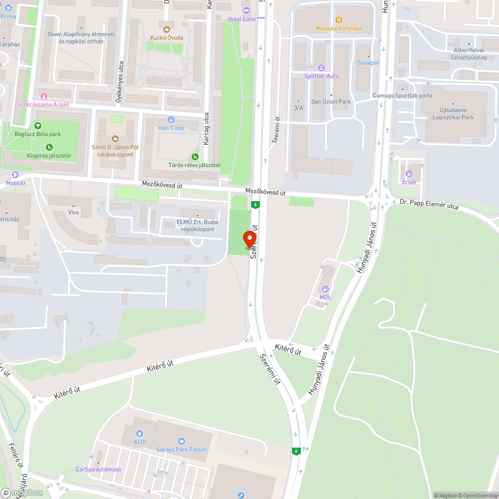 Szemetes Szerémi bejelentés helye