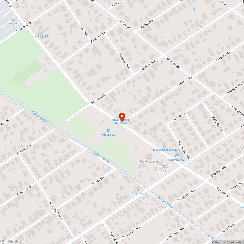 Kiégett lámpa bejelentés helye