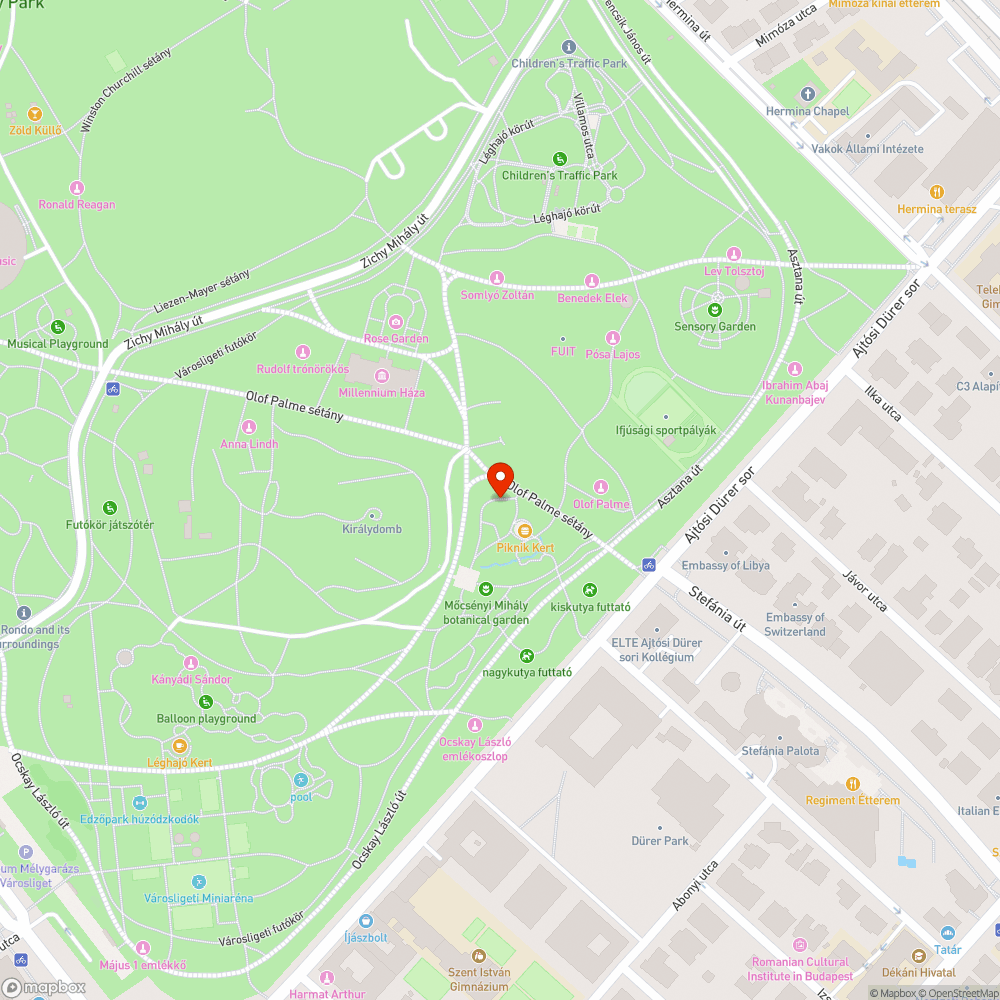 szabálytalan, átláthatatlan építkezés a Városligetben bejelentés helye