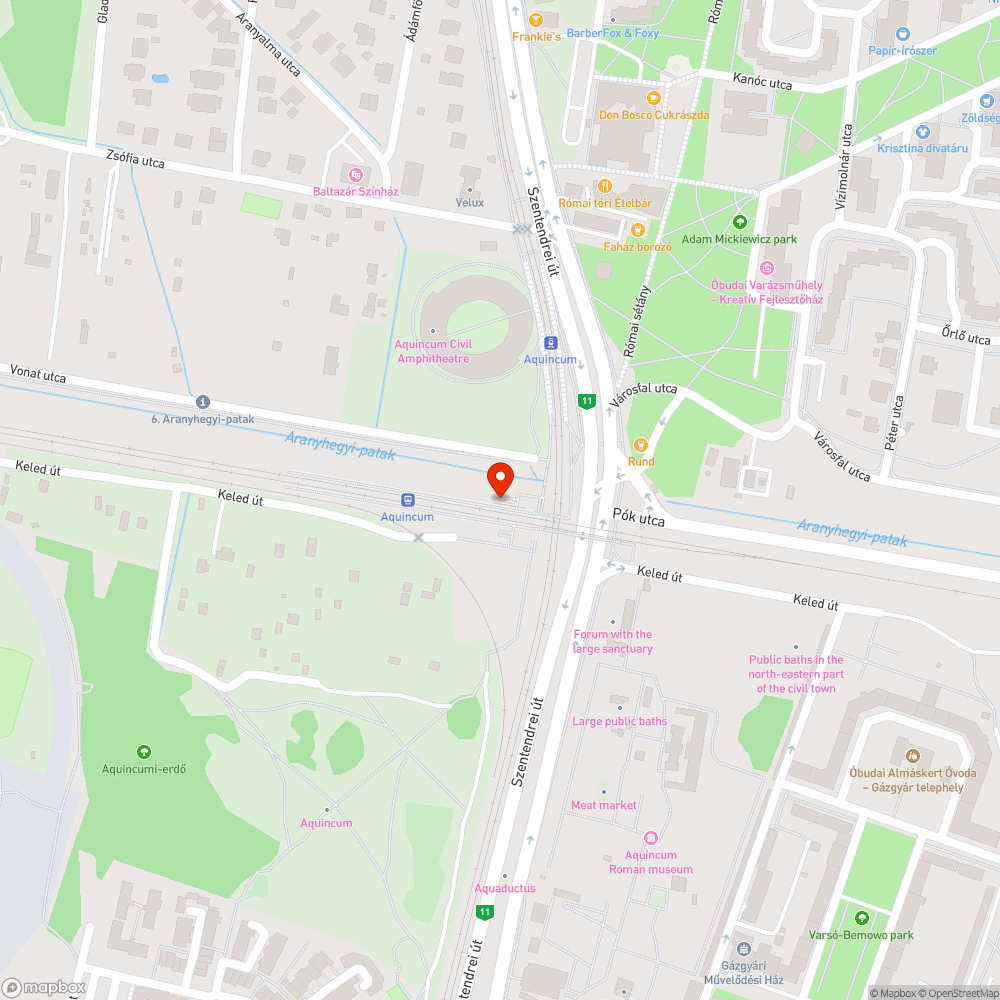 Graffiti az állomásnál bejelentés helye