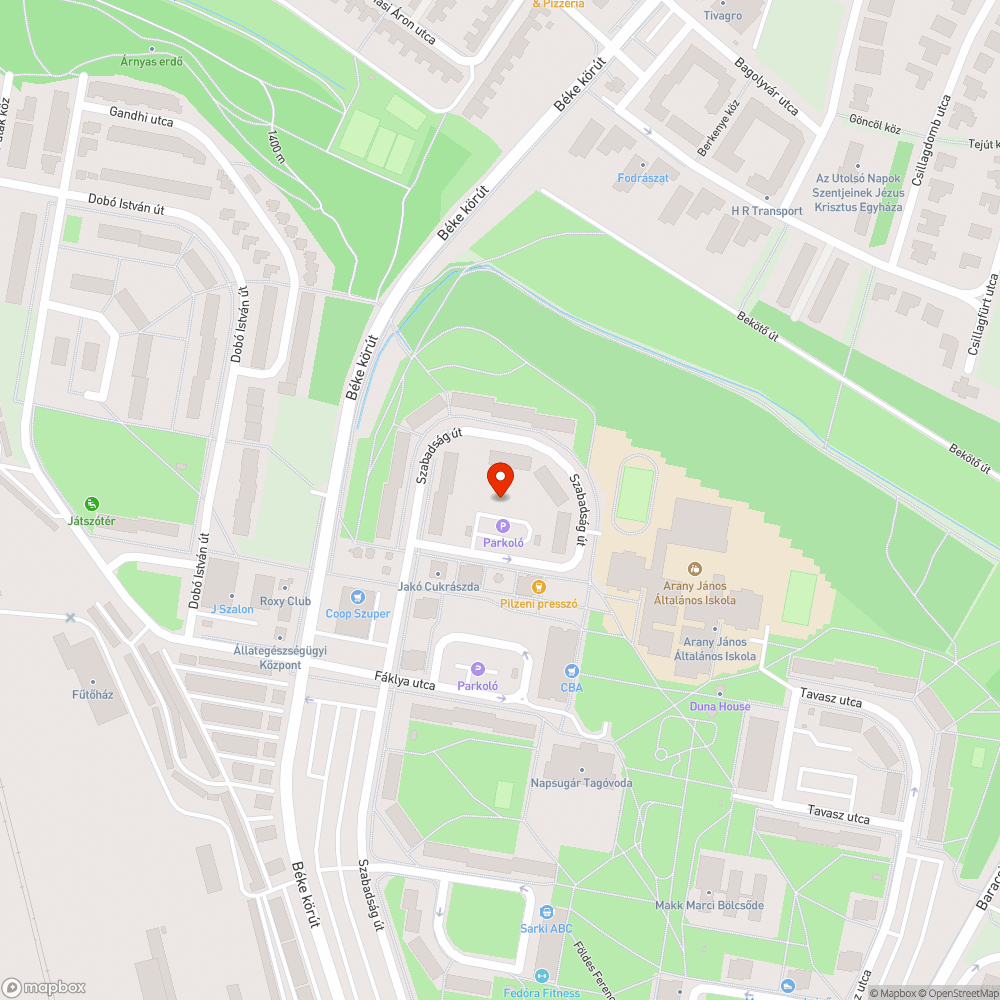 zöldterületi parkolás bejelentés helye