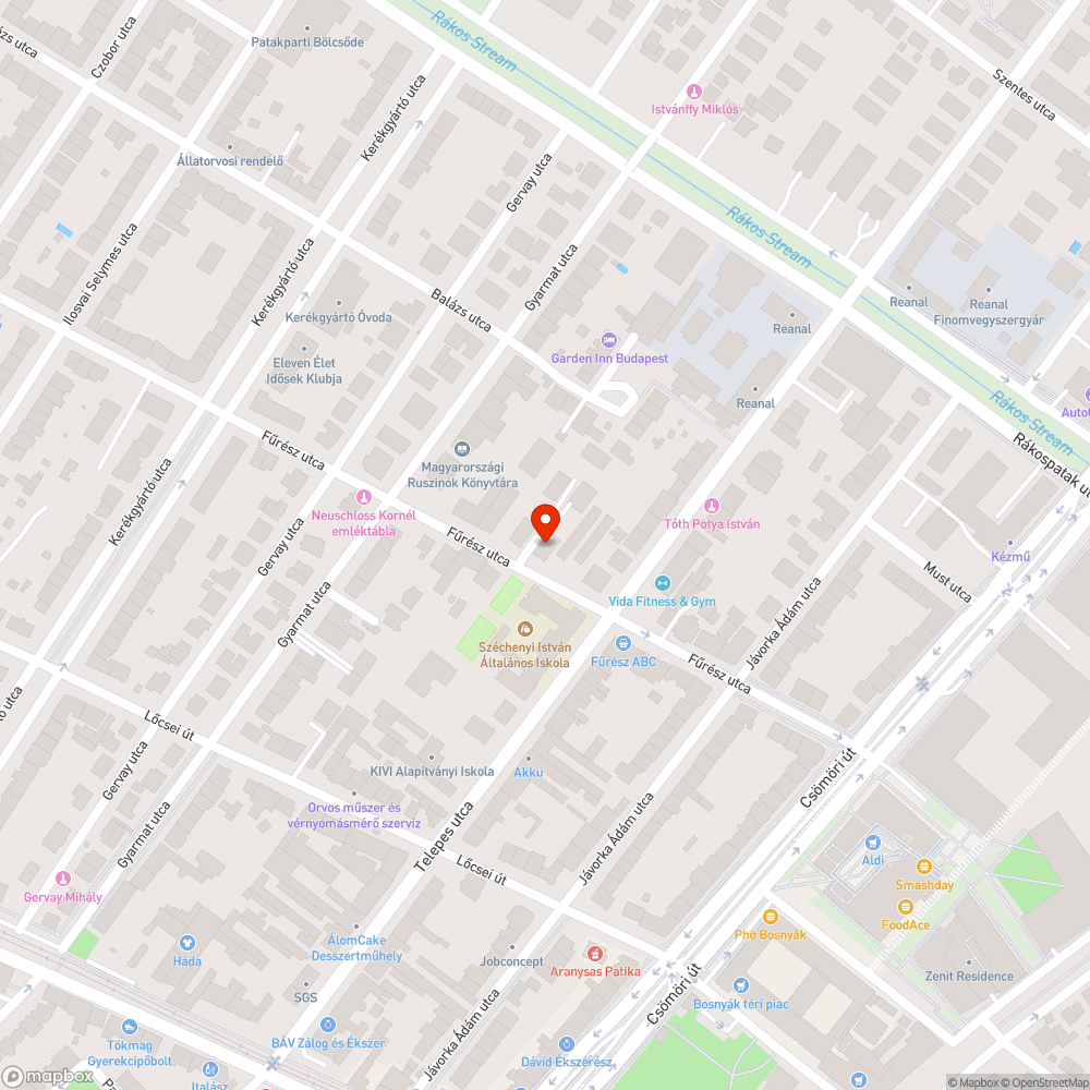 Folyamatosan növő immár fél négyzetméteres kátyú bejelentés helye