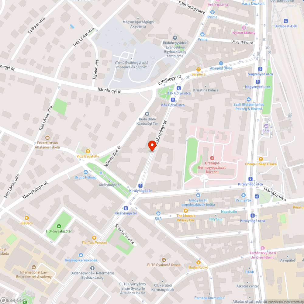 Kikopott fedlap a Böszörményi út 7 előtt bejelentés helye