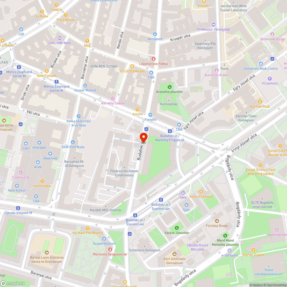 Sérült, kihasználatlan virágláda bejelentés helye