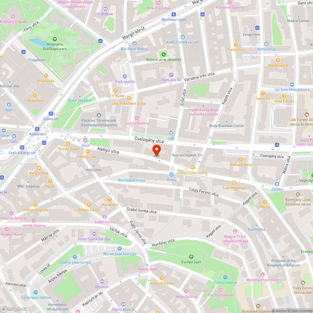 Hattyú utca 11 előtt bejelentés helye