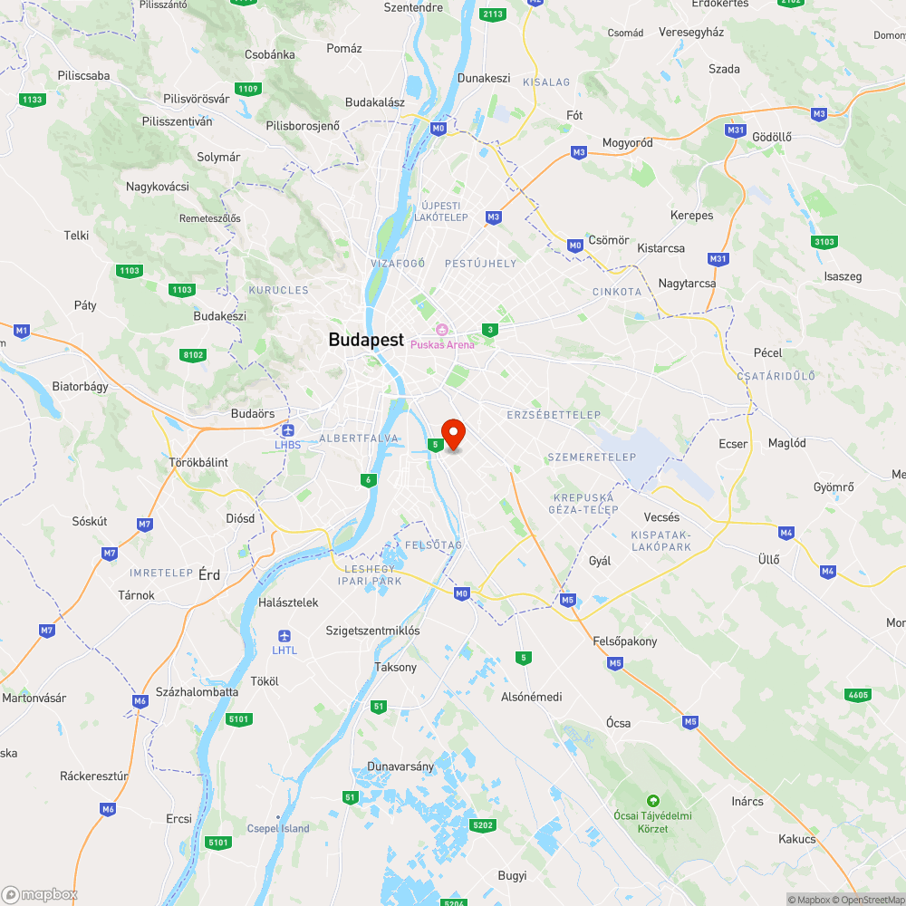 Kiégett lámpa bejelentés helye