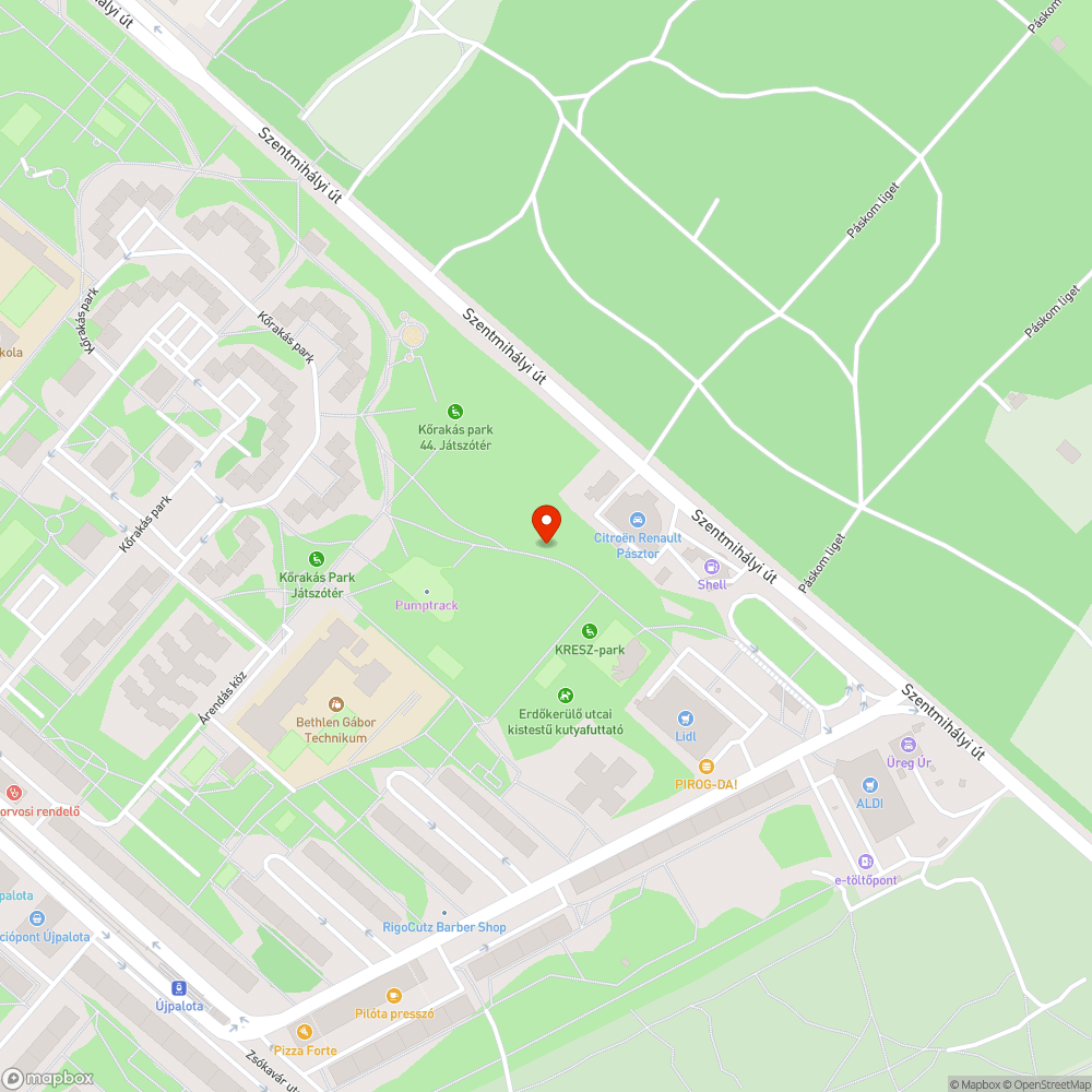 2 kiégett lámpa bejelentés helye