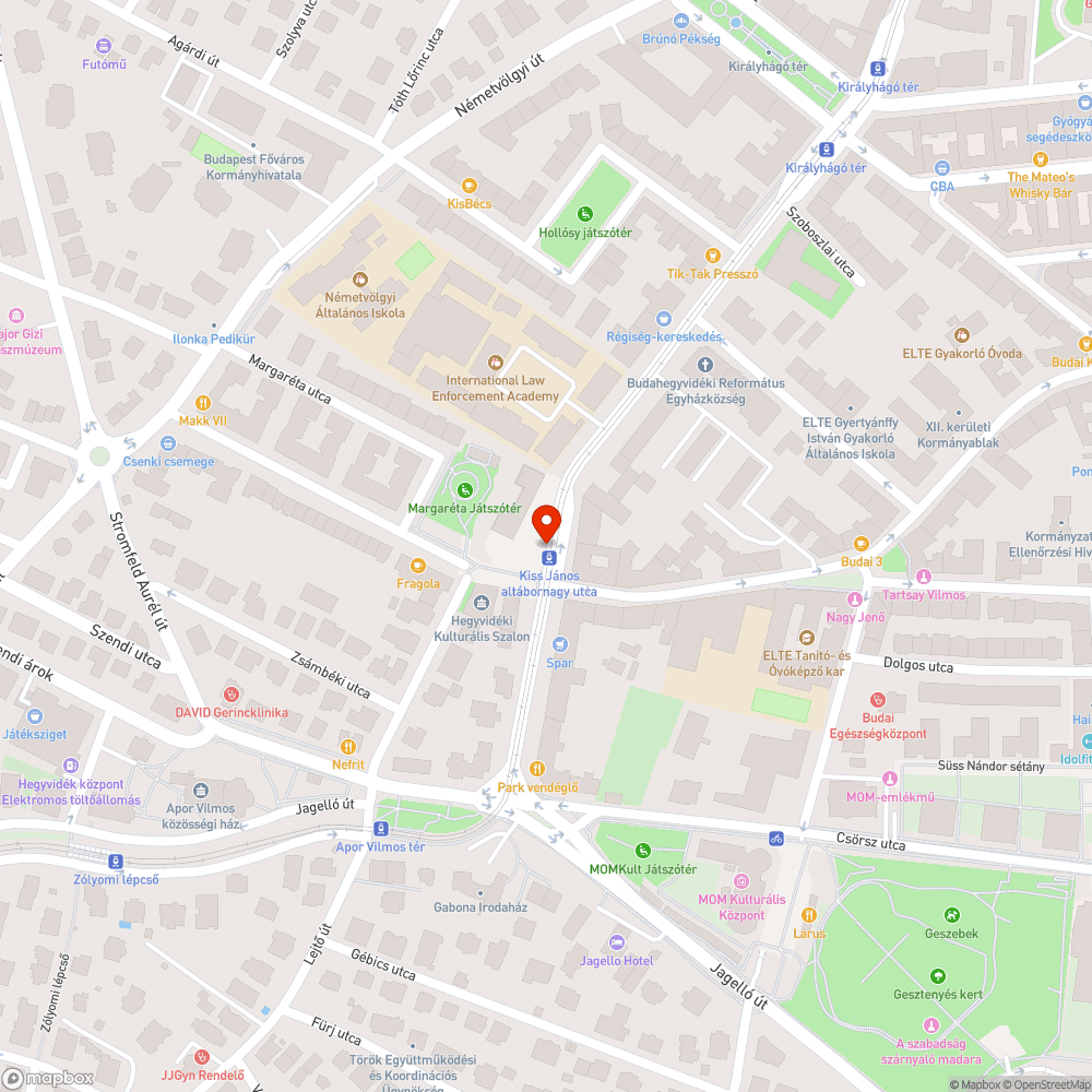 Téli kuka bejelentés helye