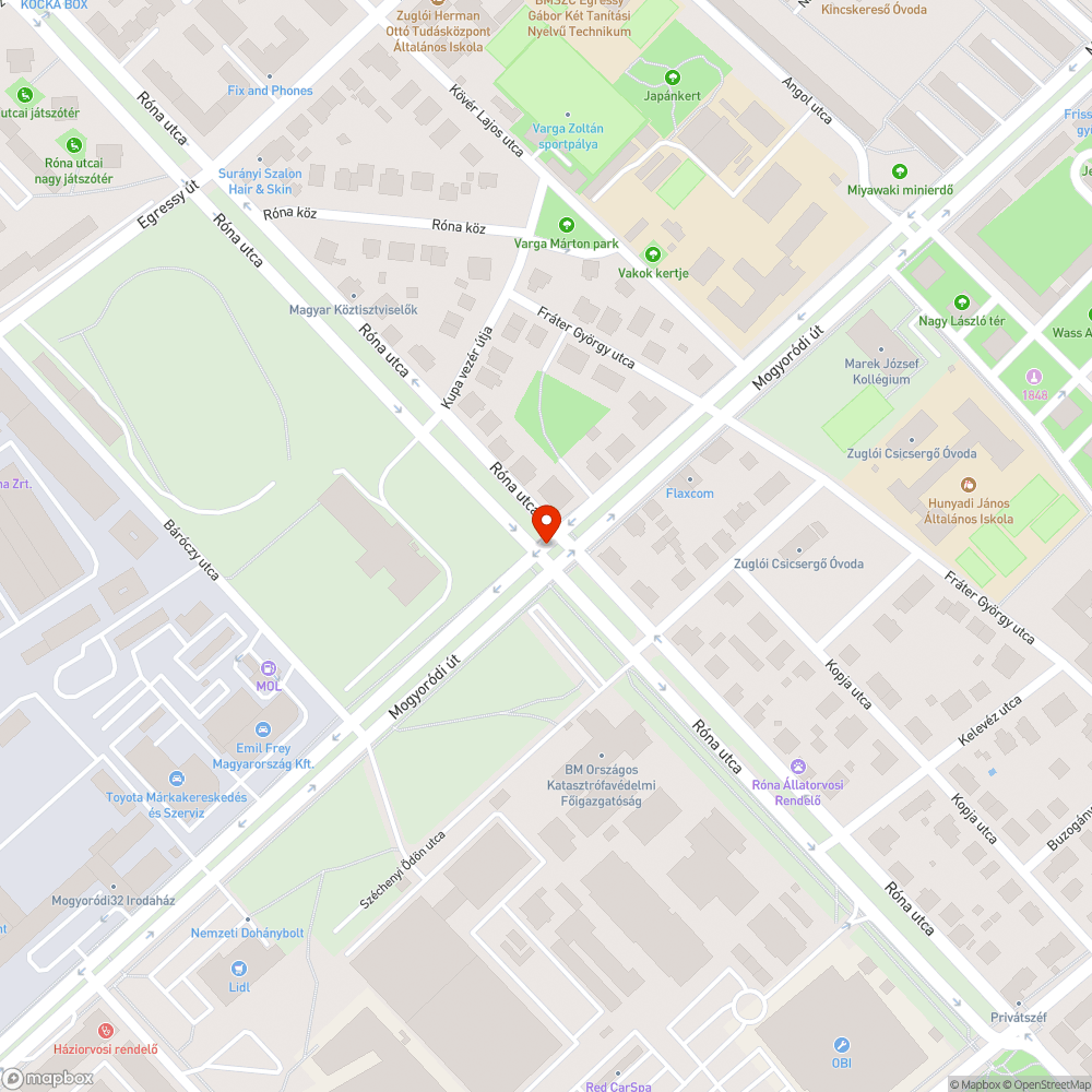 Mindket gyalogos atkelo akadalyozasa. bejelentés helye