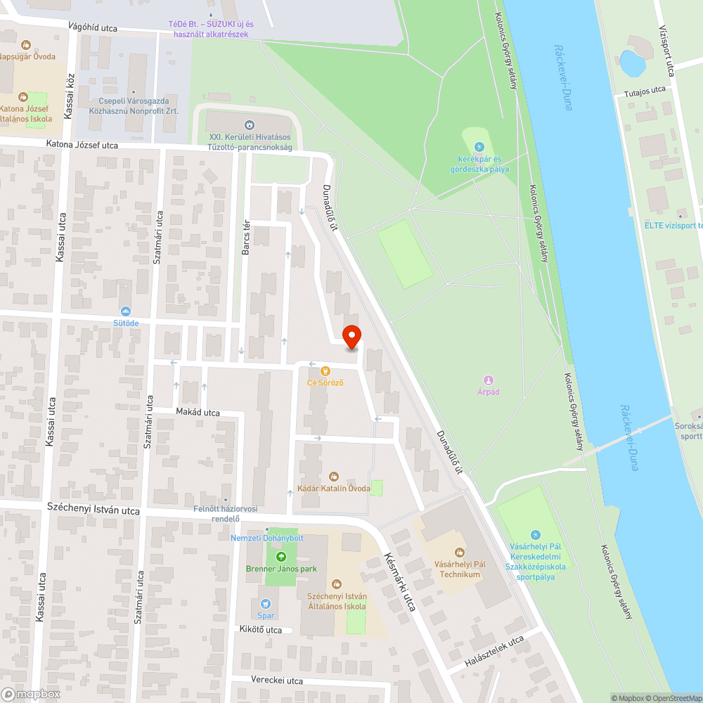 Elhagyott Opel bejelentés helye