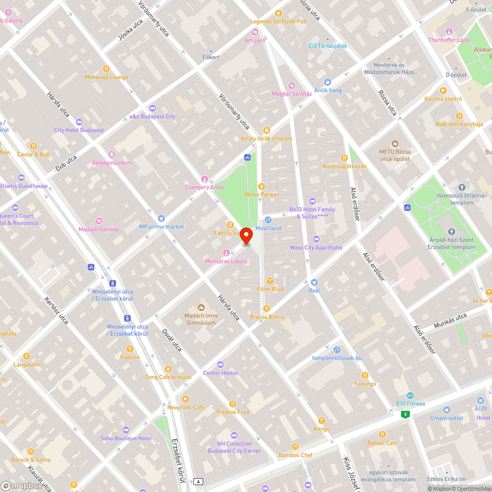 Kerék bejelentés helye