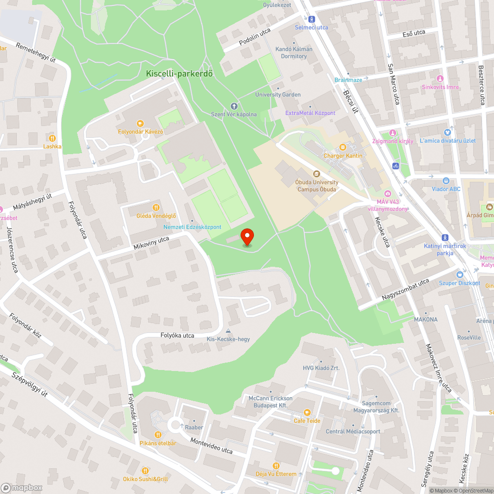 Megrongált közvilágítás bejelentés helye