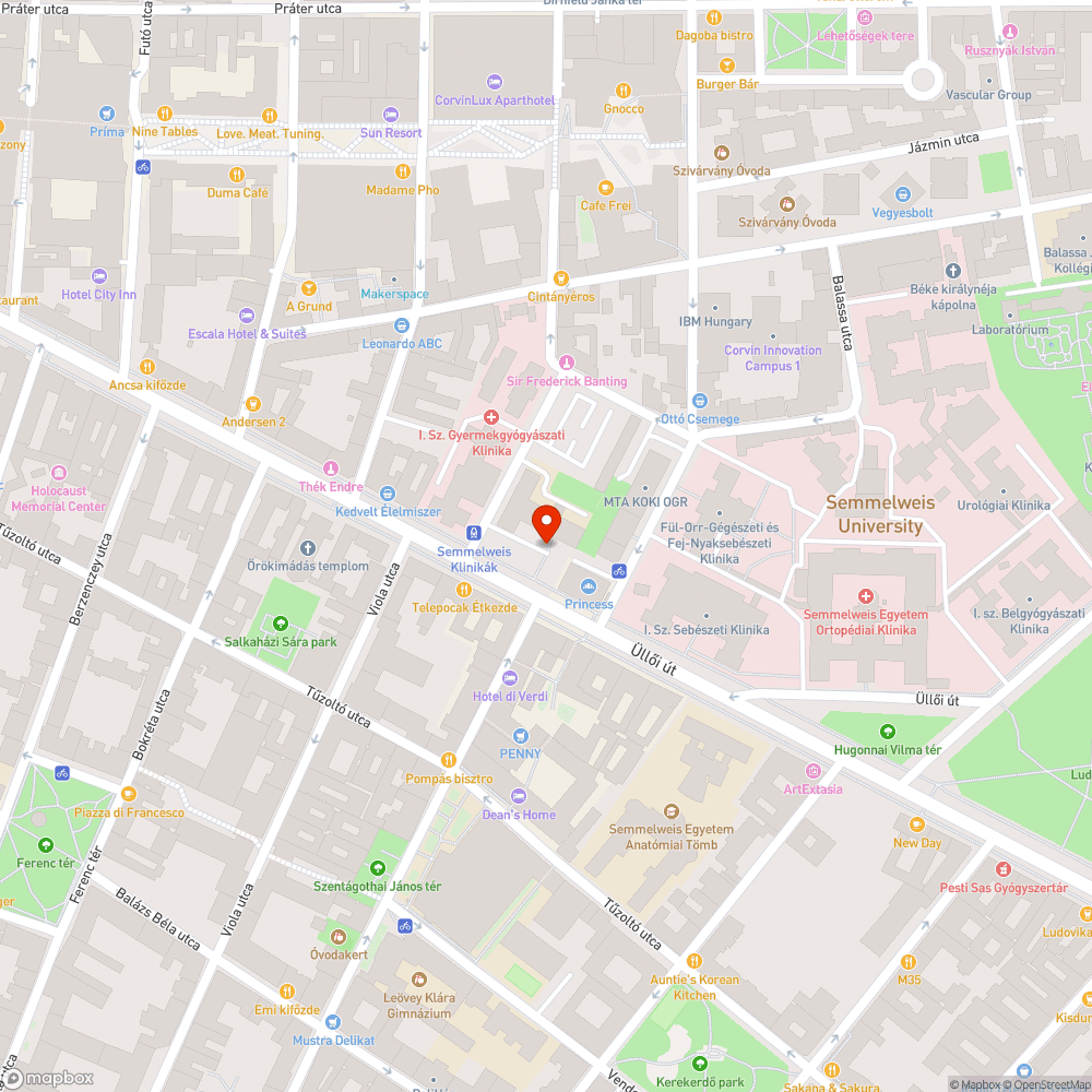 Elhagyott szék bejelentés helye