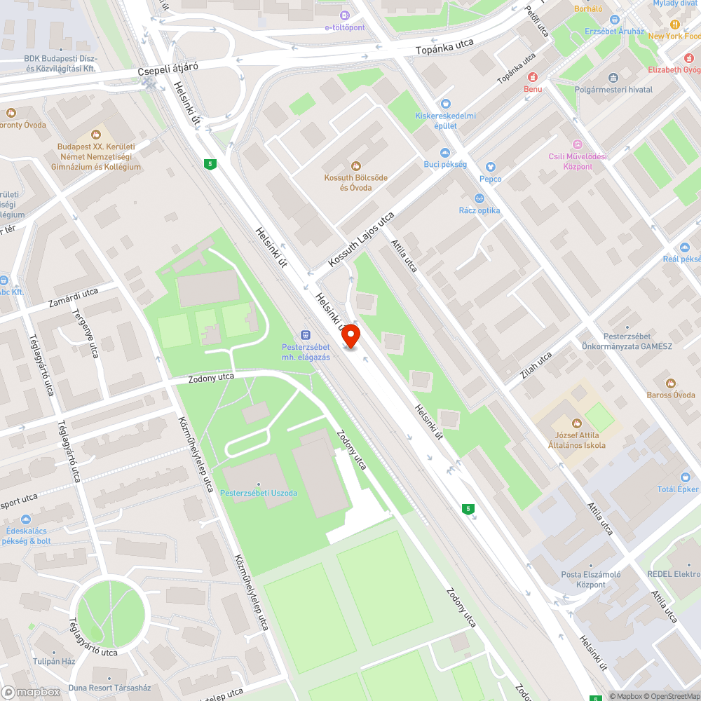 Rossz kijelző bejelentés helye