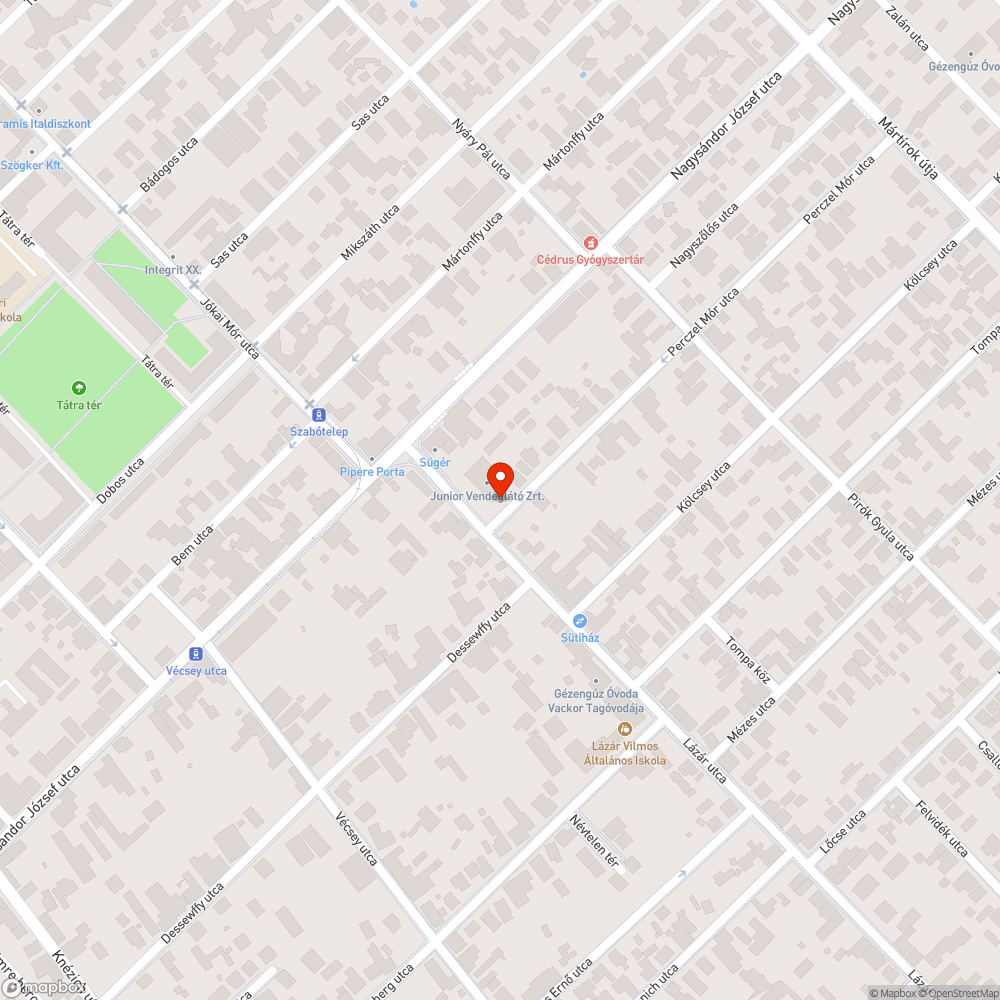 Kiégett lámpa bejelentés helye