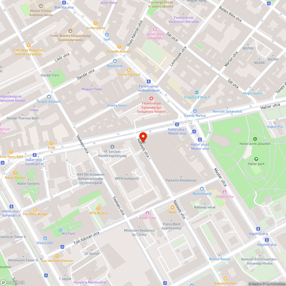 Hulladékgyűjtő bejelentés helye