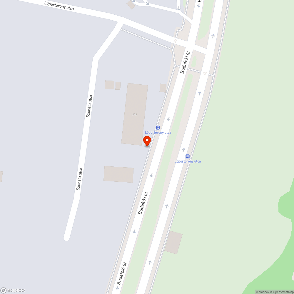 Budafoki ösvény bejelentés helye