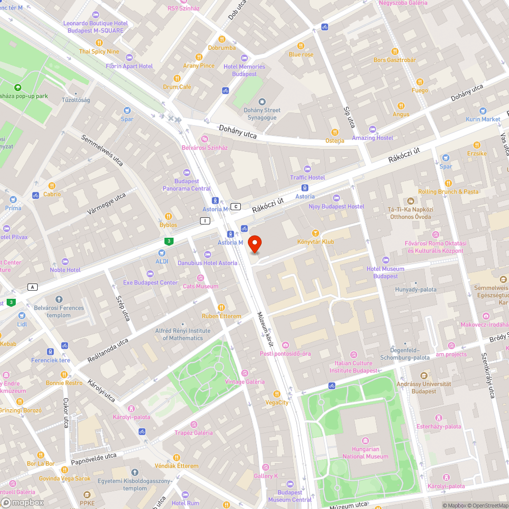 Gyalogos-kerékpáros-autós gócpont bejelentés helye