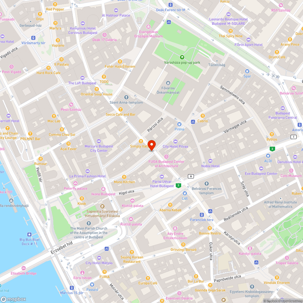 Utcára hordott szemét bejelentés helye