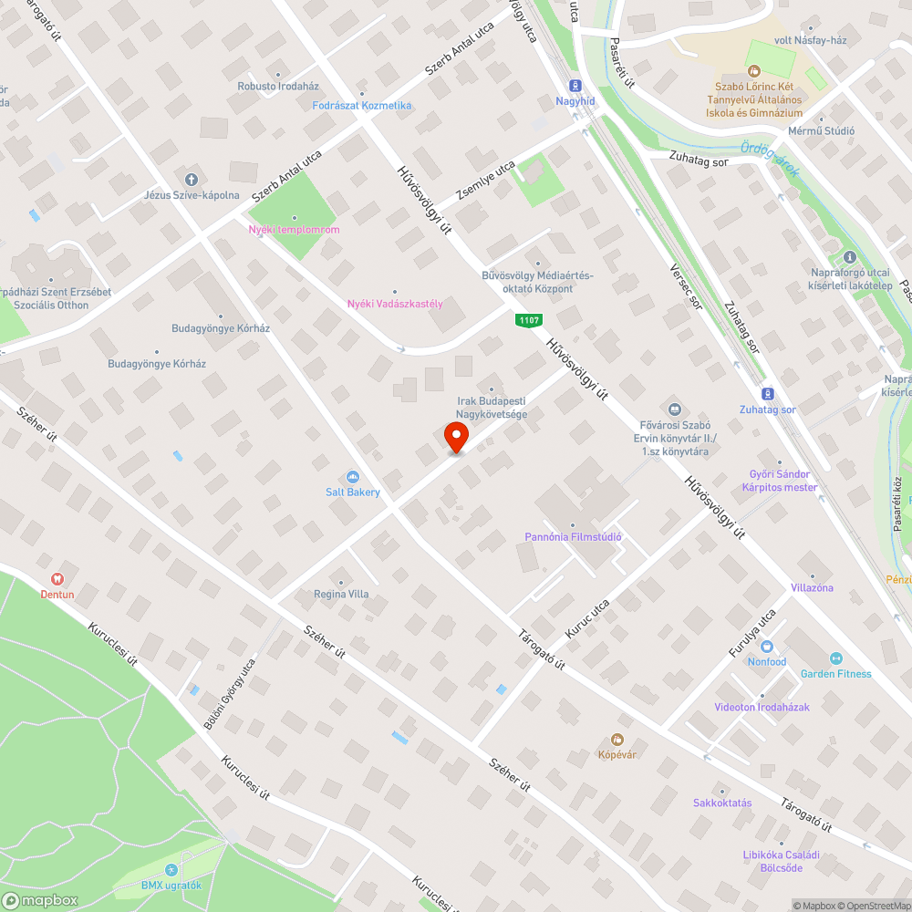 Közműjavítás után ottmaradt törmelék bejelentés helye