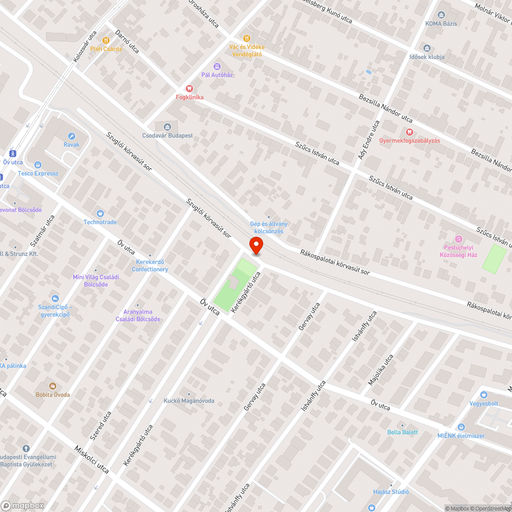 Szemét lerakás bejelentés helye