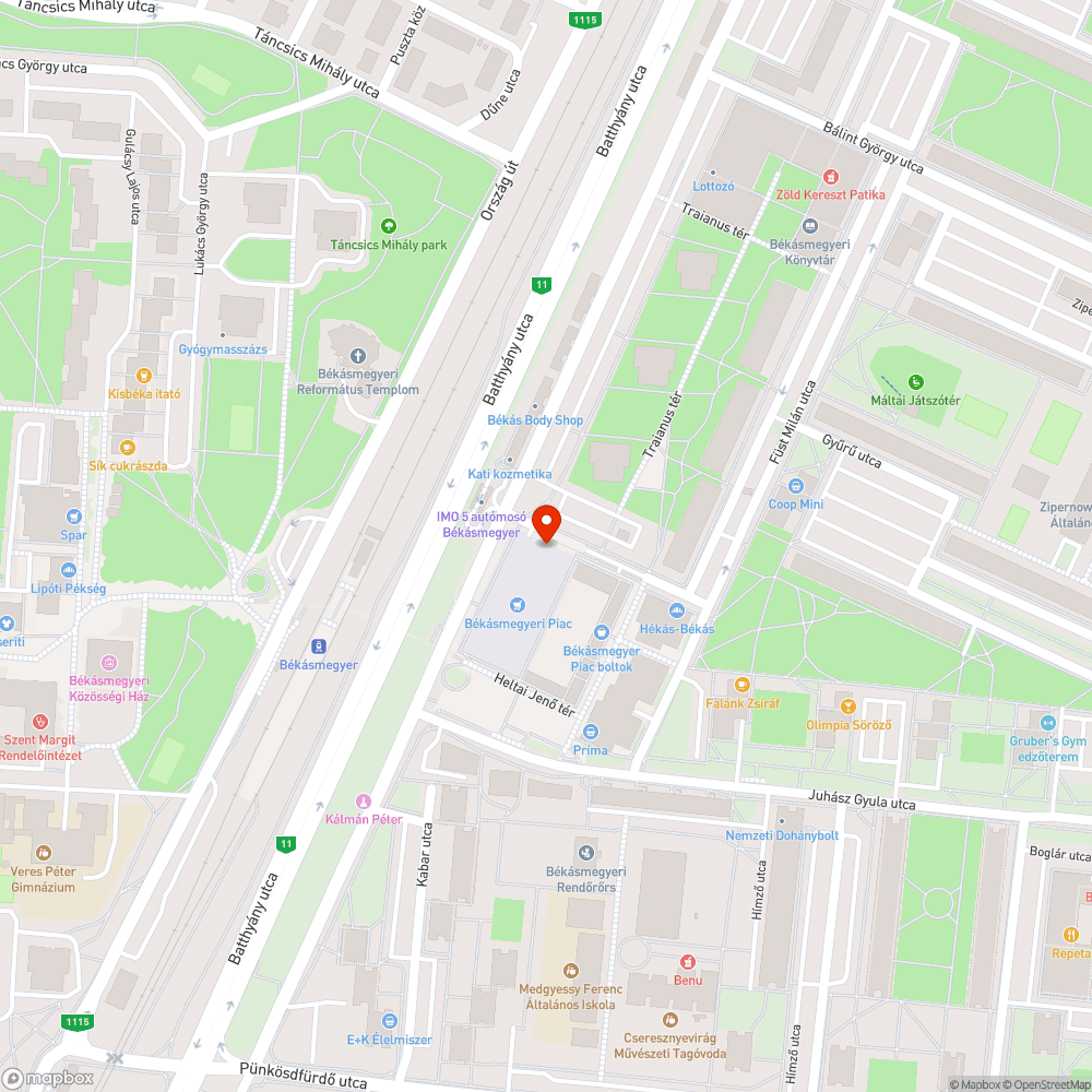 Eldugult lefolyó bejelentés helye