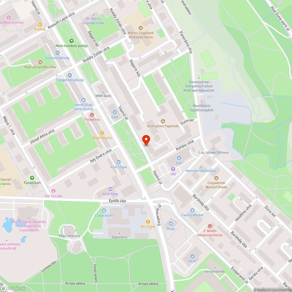 megrongált tábla bejelentés helye