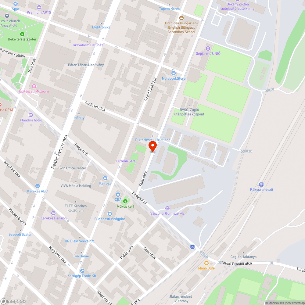 Beomlott teglafal es szemet bejelentés helye