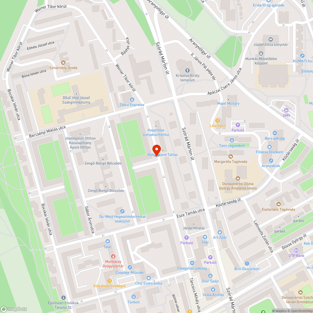 zöldterületi parkolás bejelentés helye