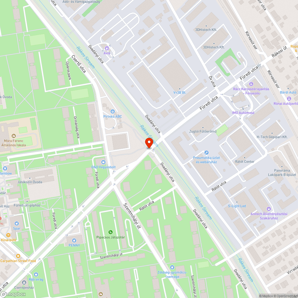 Zebra hiány bejelentés helye