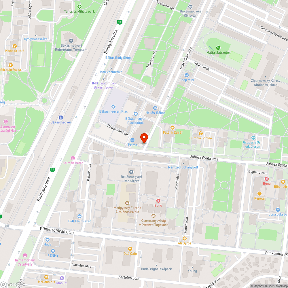 30-as zóna bejelentés helye