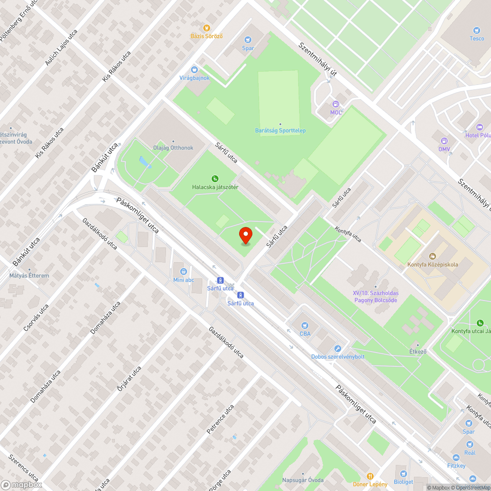 Csak a szokásos bejelentés helye