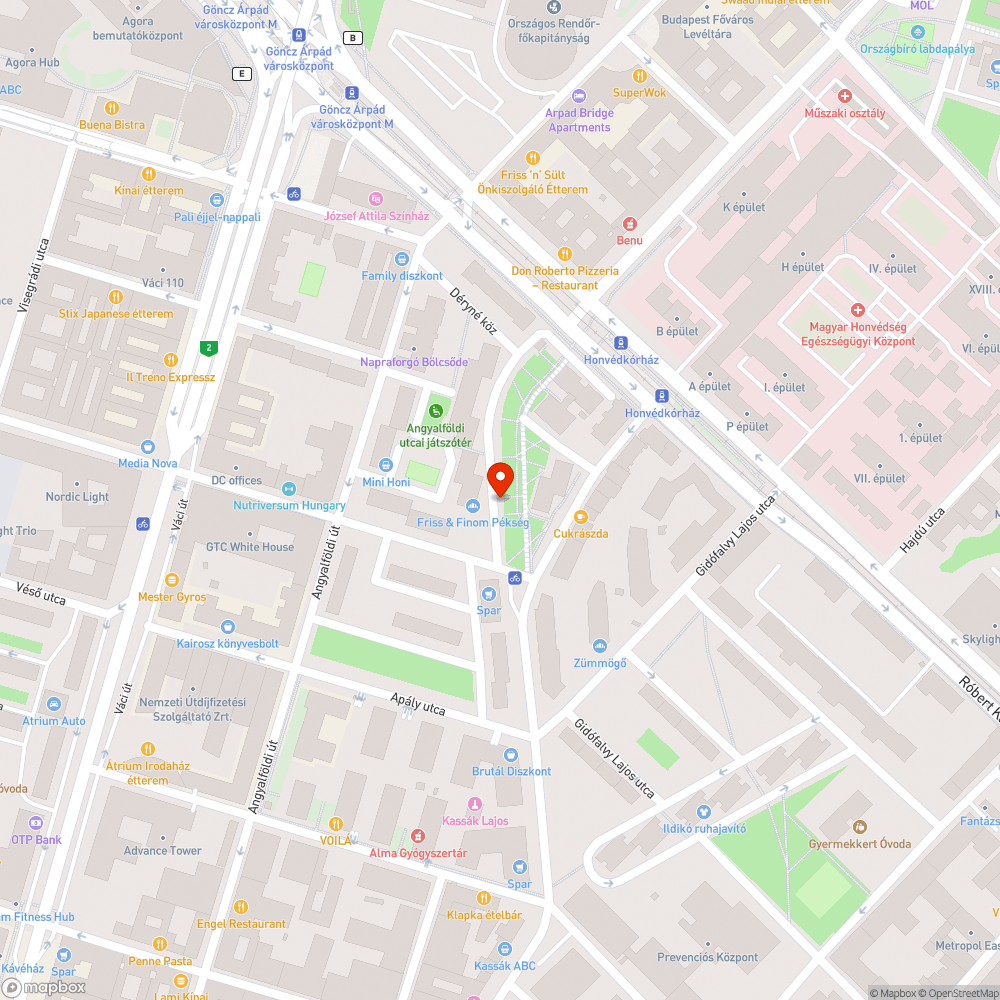 Járda meghosszabbításában kérjük az X felfestését bejelentés helye