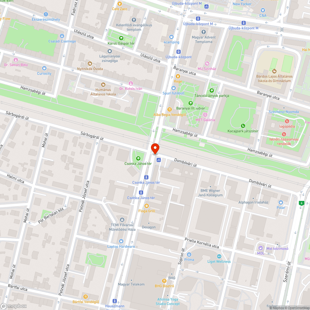 Hulladék, aszfalt, homok a füves részen bejelentés helye