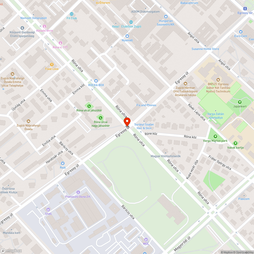 Hiányzó napellenző gyalogos zöldről bejelentés helye