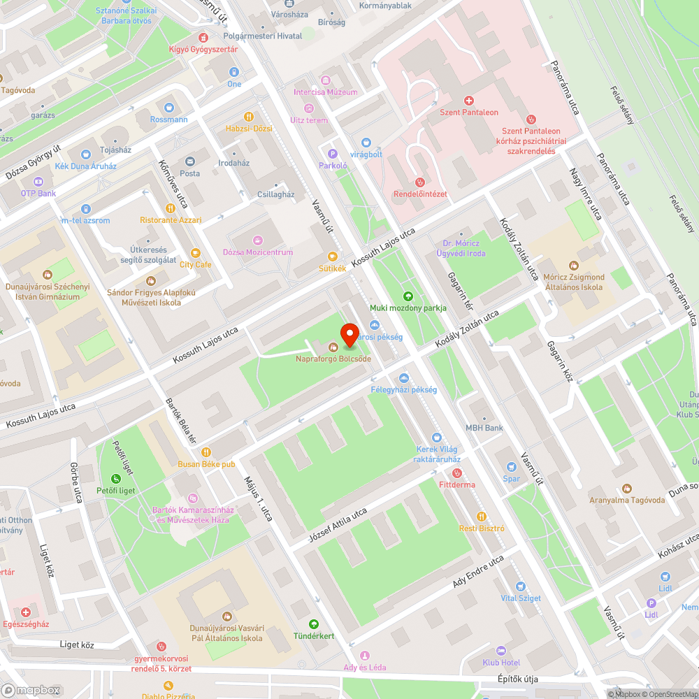 zöldterületi parkolás bejelentés helye