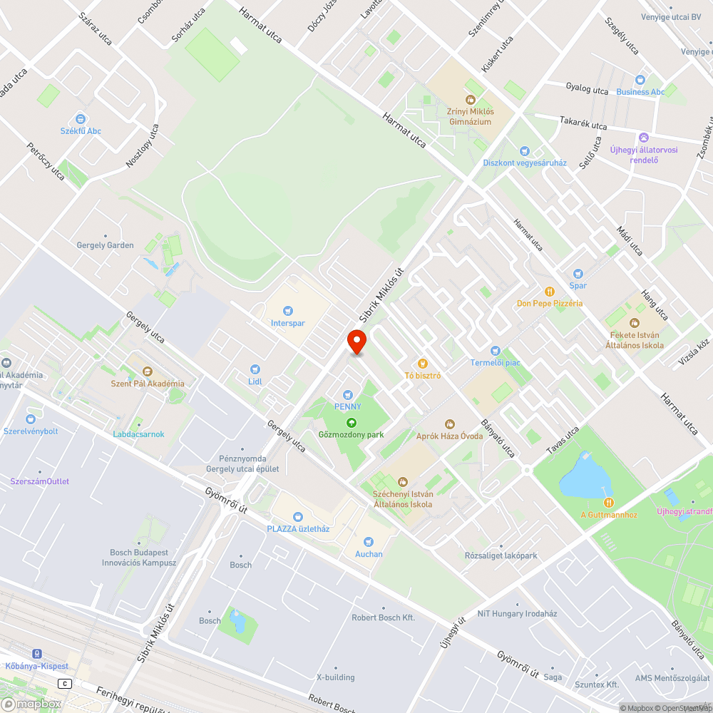 Hatalmas gödör bejelentés helye