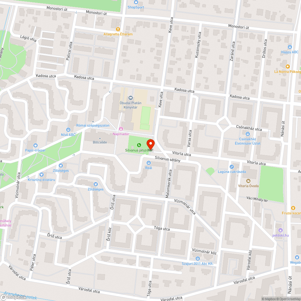 Nehezen megközelíthető járda/játszótér bejelentés helye