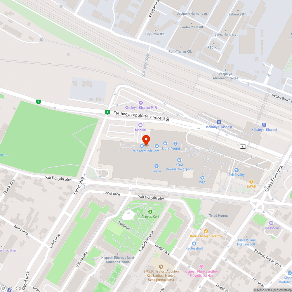 Gázszivárgás bejelentés helye