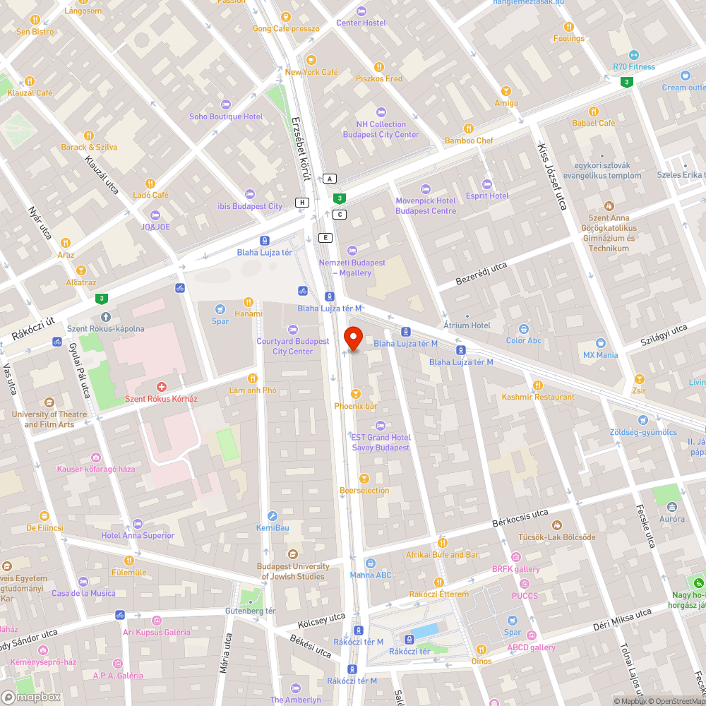 Matricás tábla bejelentés helye