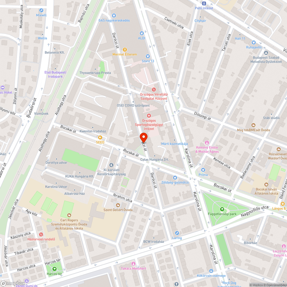 Eldugult csatorna bejelentés helye