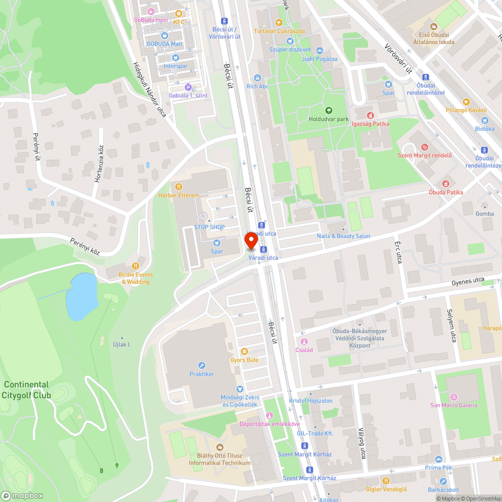 Málló támfal a StopShopnál bejelentés helye