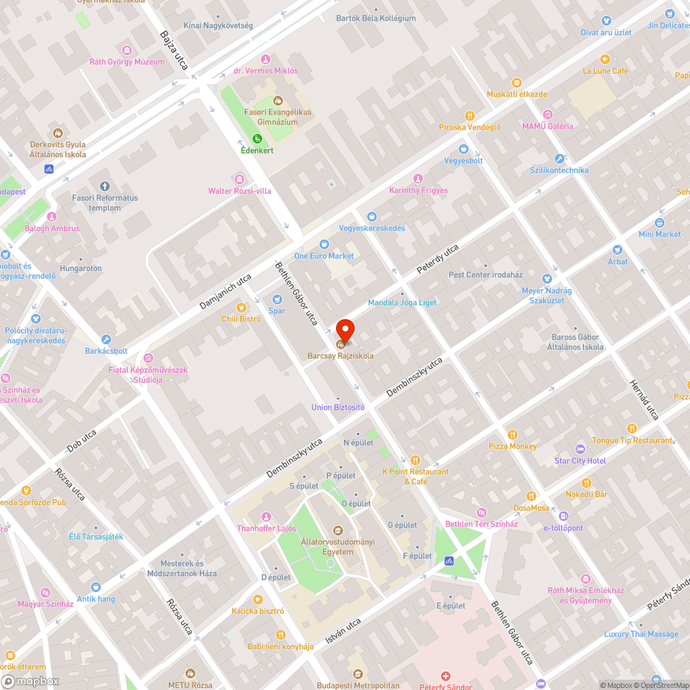 Kartonok a Bethlen Gábor utában. bejelentés helye