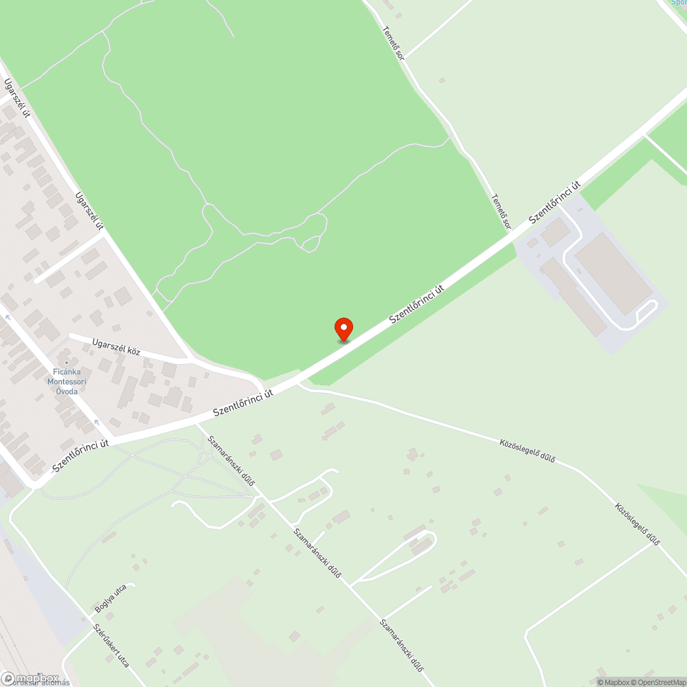 Úttest mellé kidőlt fa bejelentés helye